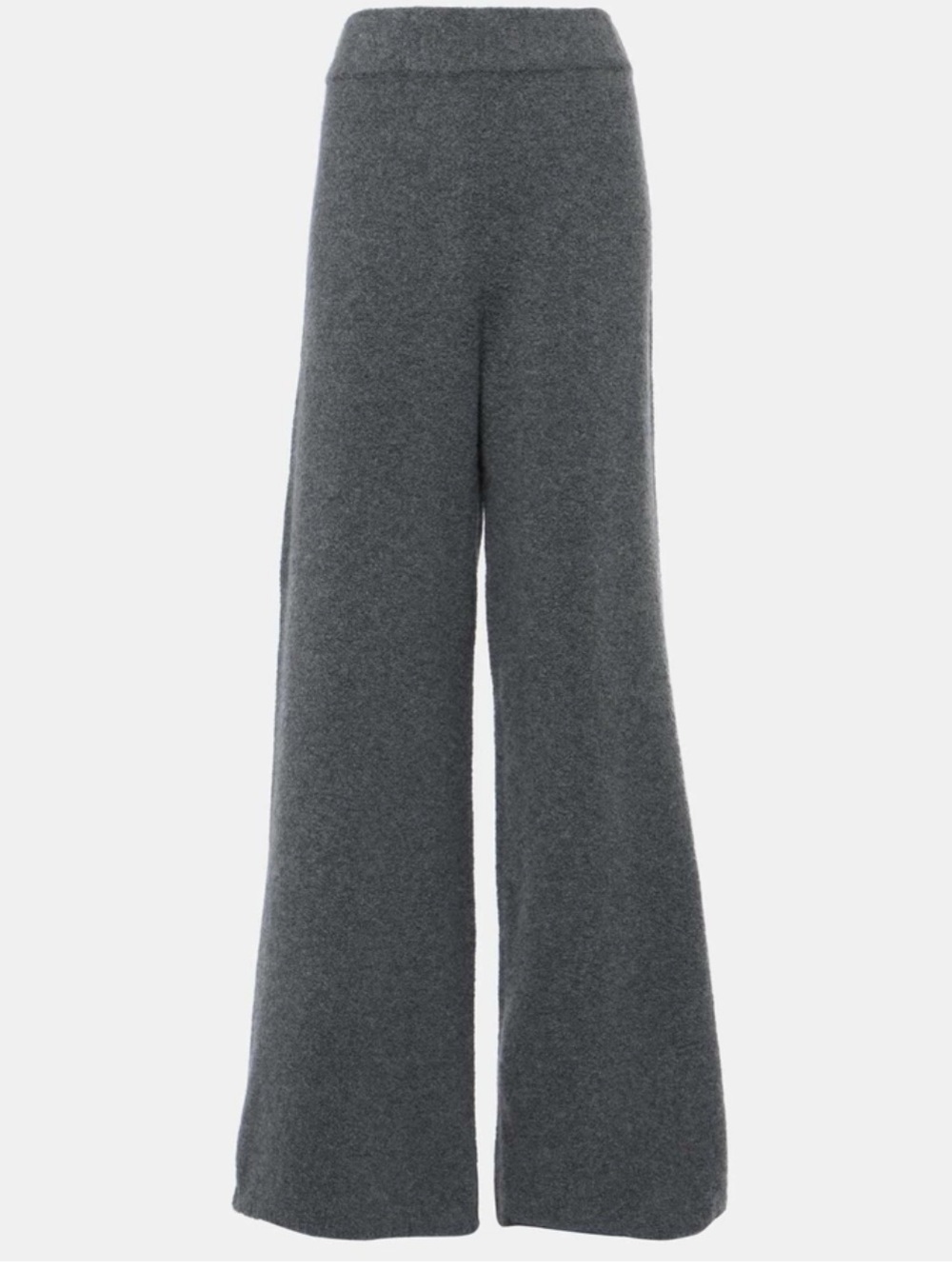 Lisa Yang Grey Cashmere Wide Leg Pants